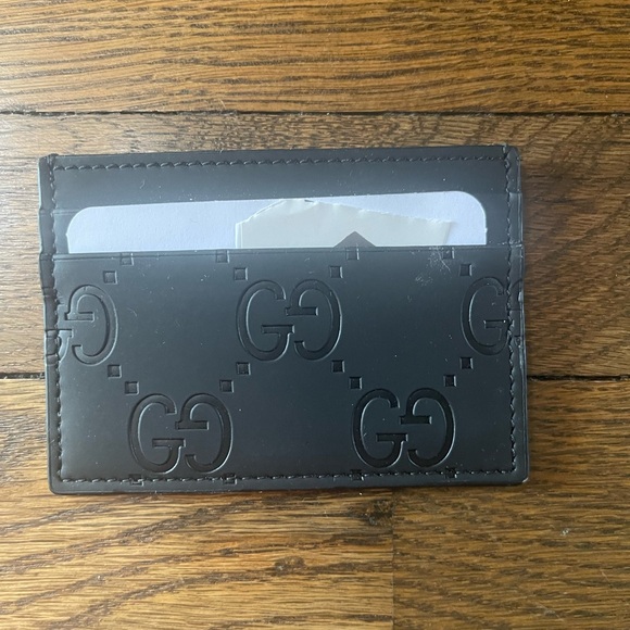 Authentic GUCCI GG RUBBER-EFFECT CARD CASE 2024 line COA INCLUDED - Picture 8 of 10